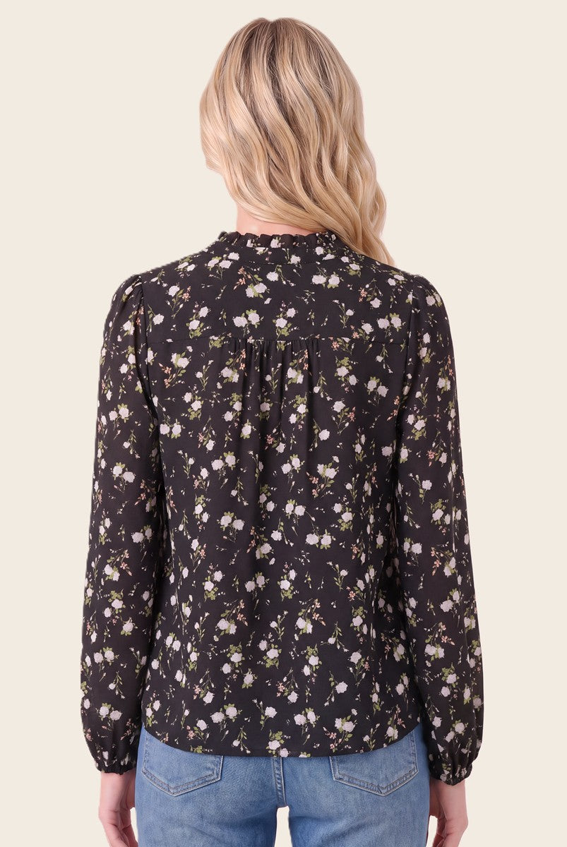 Midnight Bloom Blouse