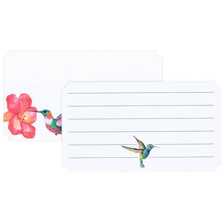 Hummingbird Mini Note Cards. 50 Pieces