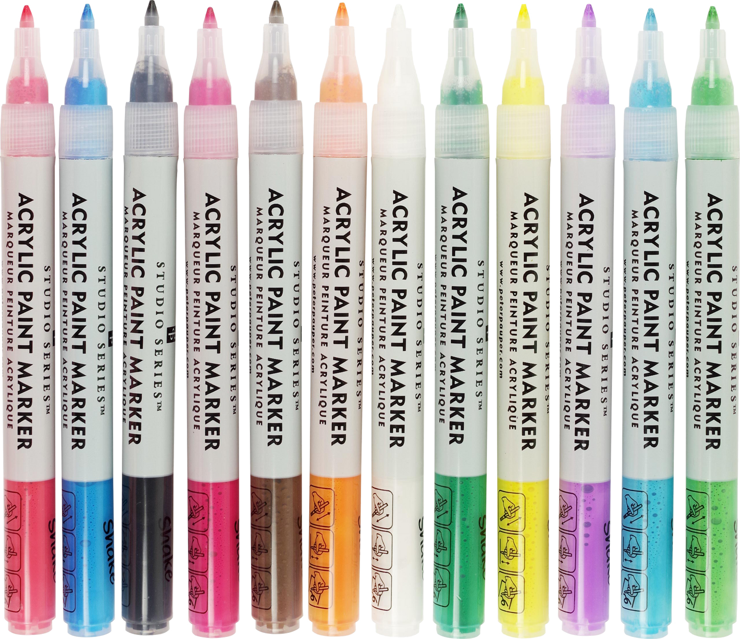 Studio Series Acrylic Paint Markers (Set of 12)