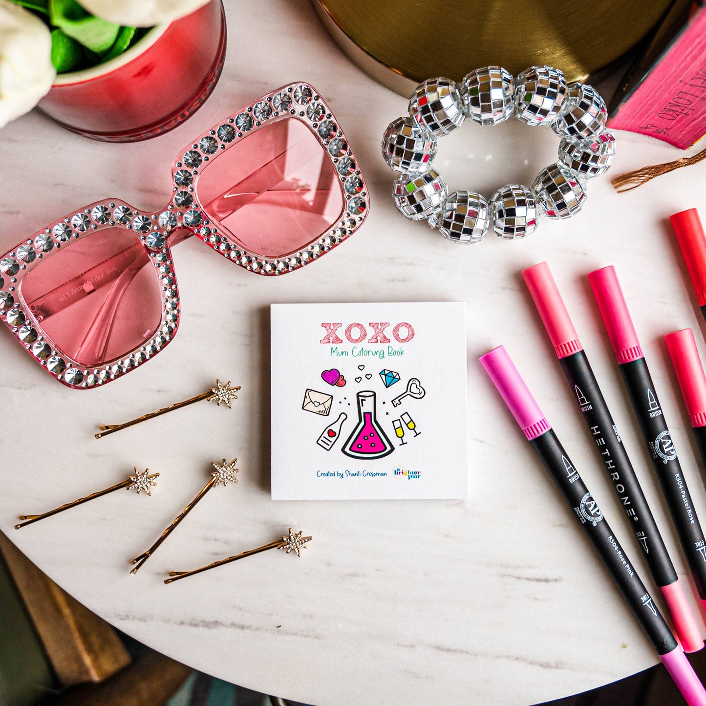 XOXO Mini Valentine Coloring Book