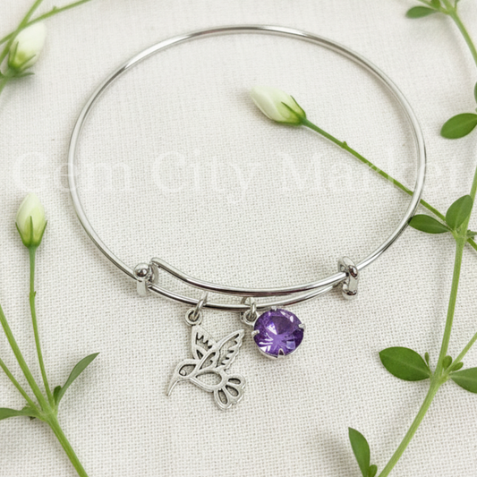 Crystal Bracelet - Hummingbird
