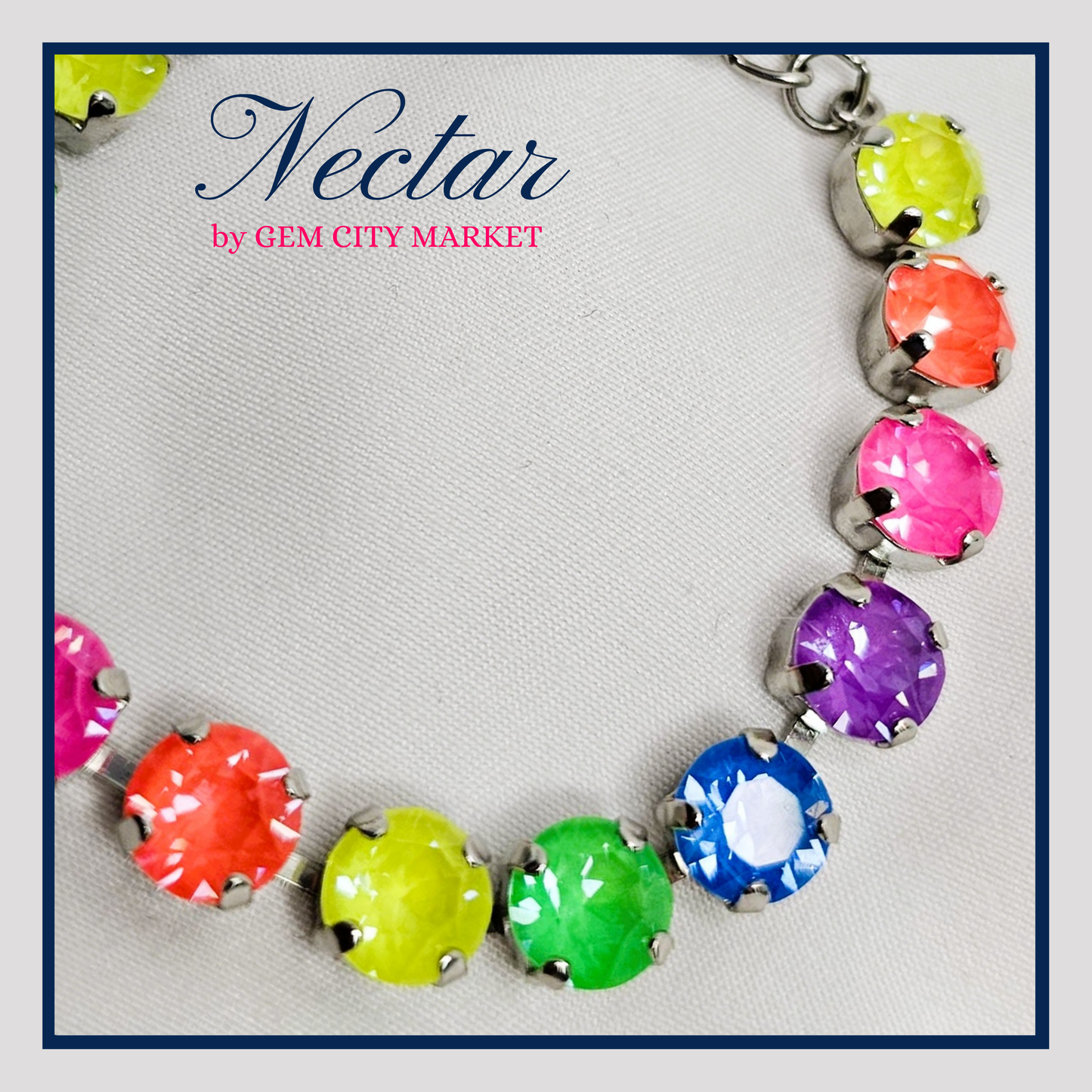 Crystal Bracelet - Electric Summer B008