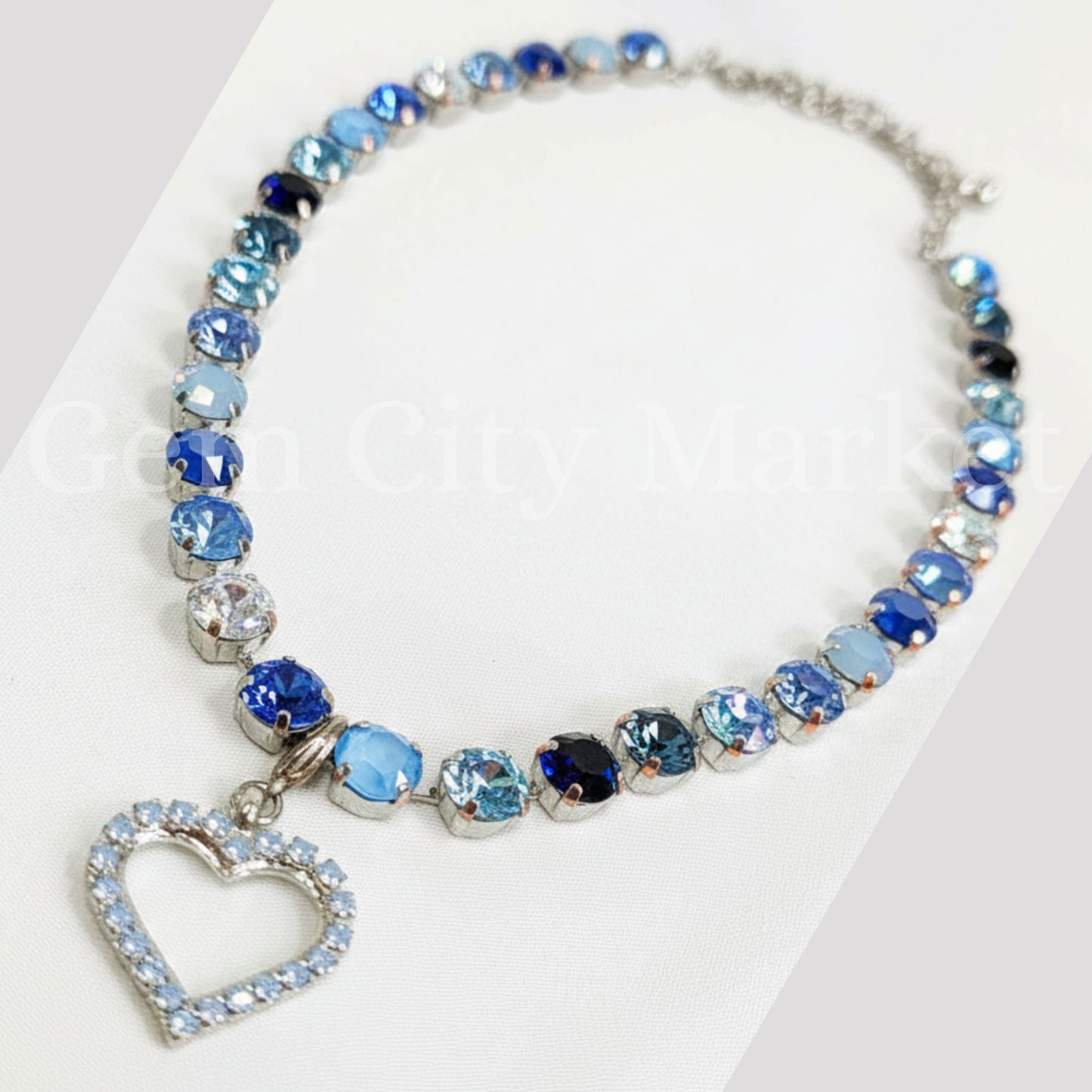 Crystal Necklace - True Blue N002