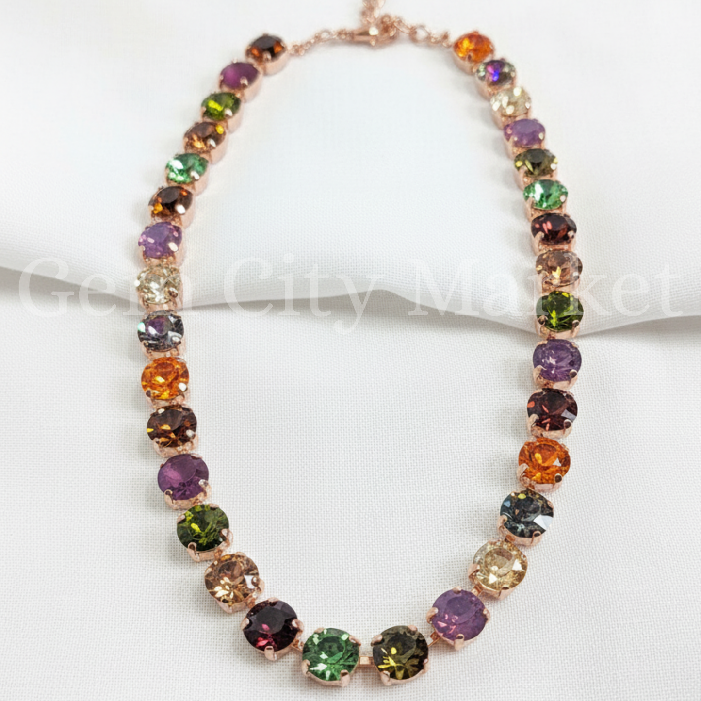 Crystal Necklace - Late Autumn N003