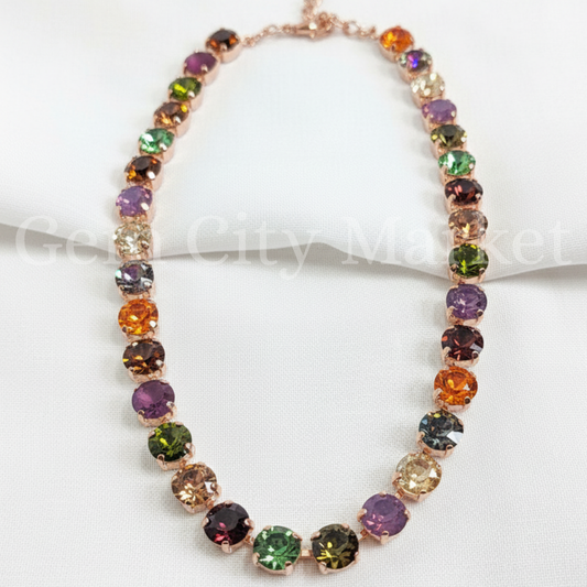 Crystal Necklace - Late Autumn N003