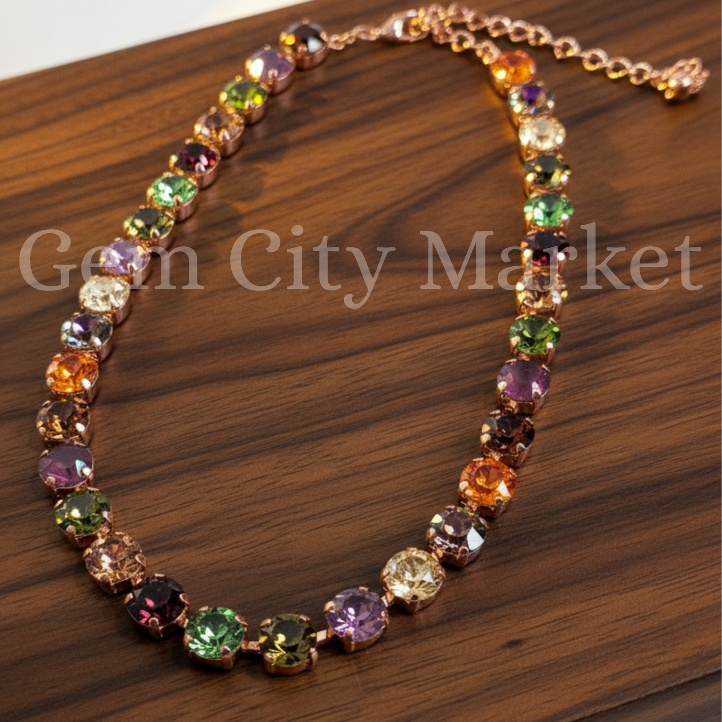 Crystal Necklace - Late Autumn N003