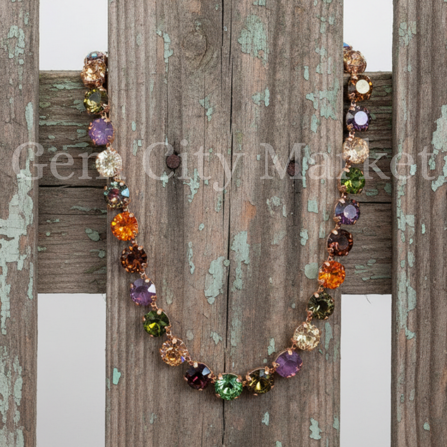 Crystal Necklace - Late Autumn N003