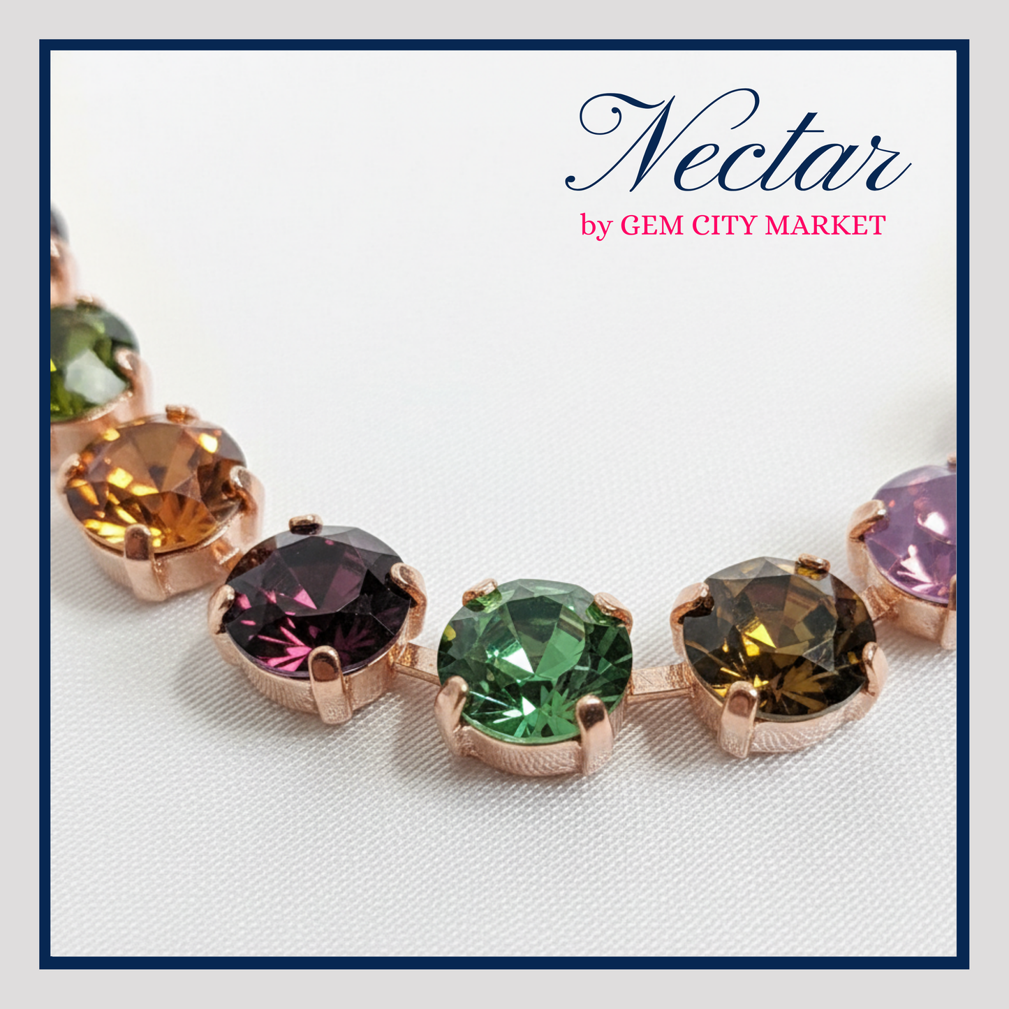 Crystal Necklace - Late Autumn N003