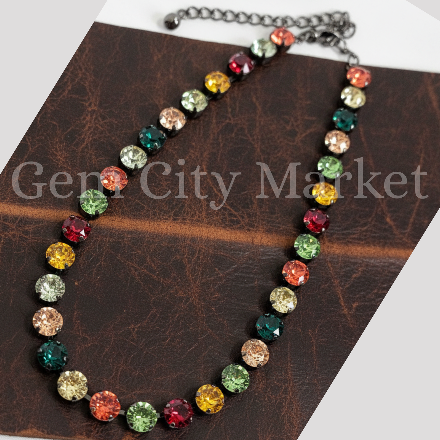 Crystal Necklace - Autumn Glory N004