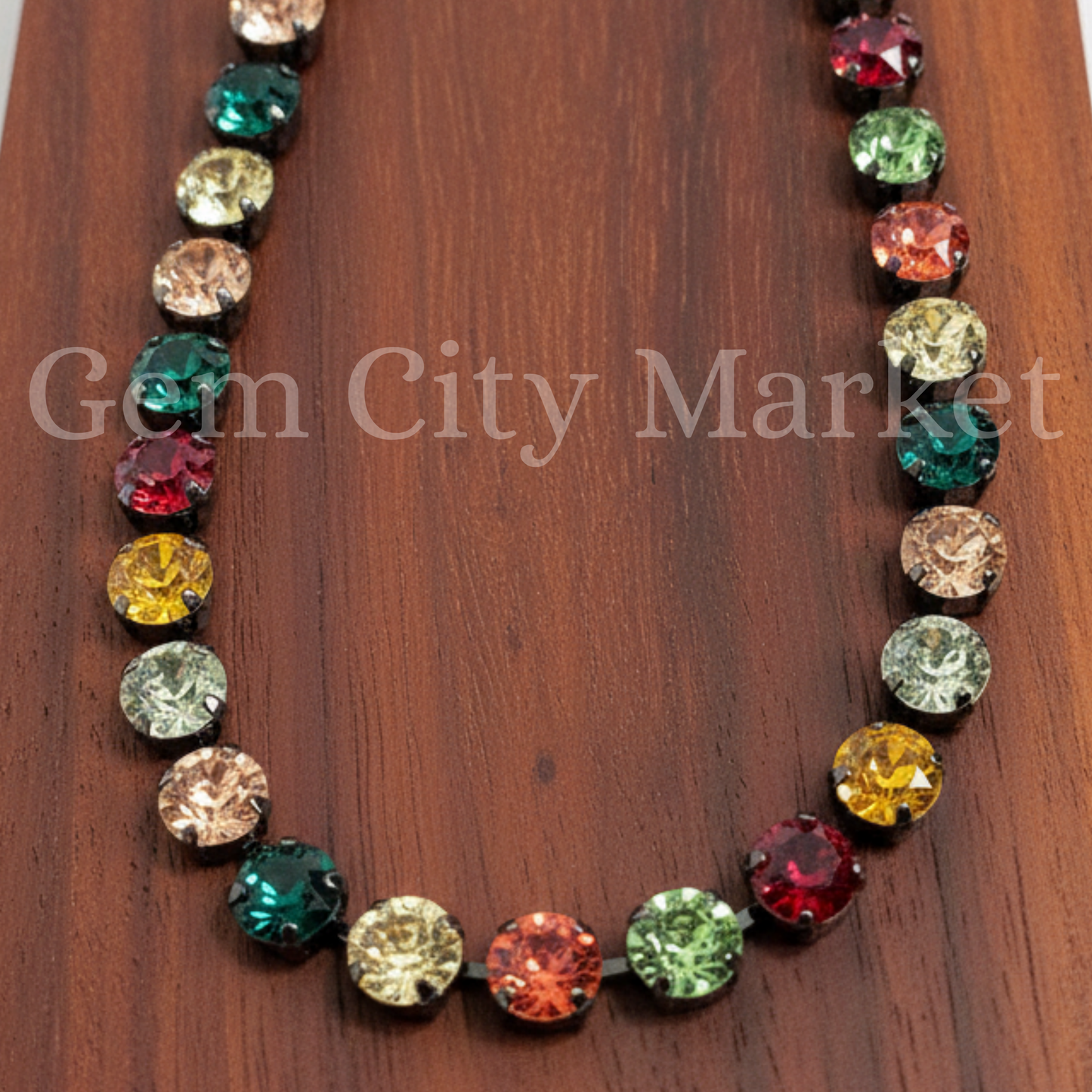 Crystal Necklace - Autumn Glory N004