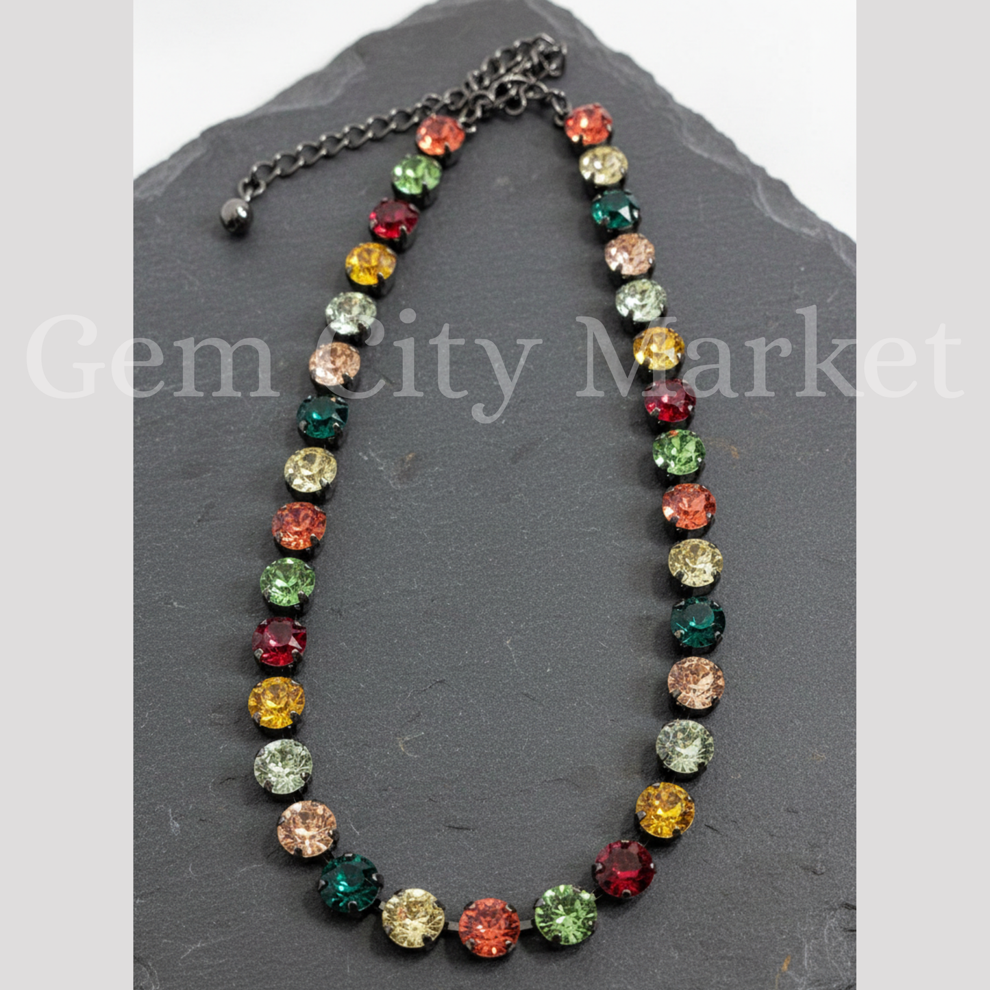 Crystal Necklace - Autumn Glory N004