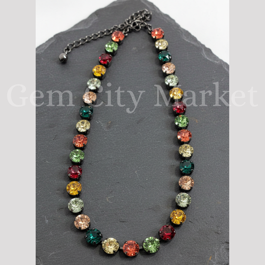 Crystal Necklace - Autumn Glory N004