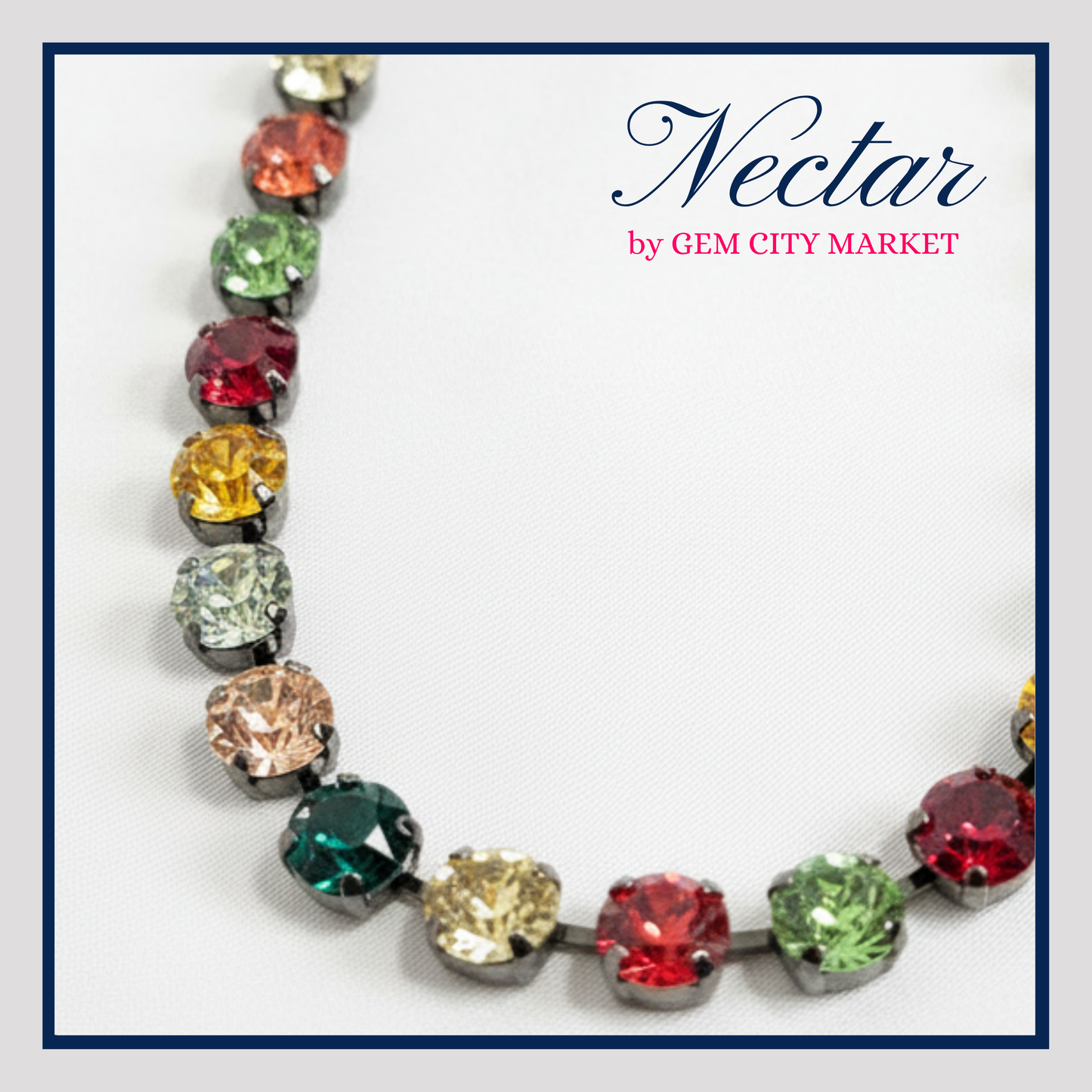 Crystal Necklace - Autumn Glory N004