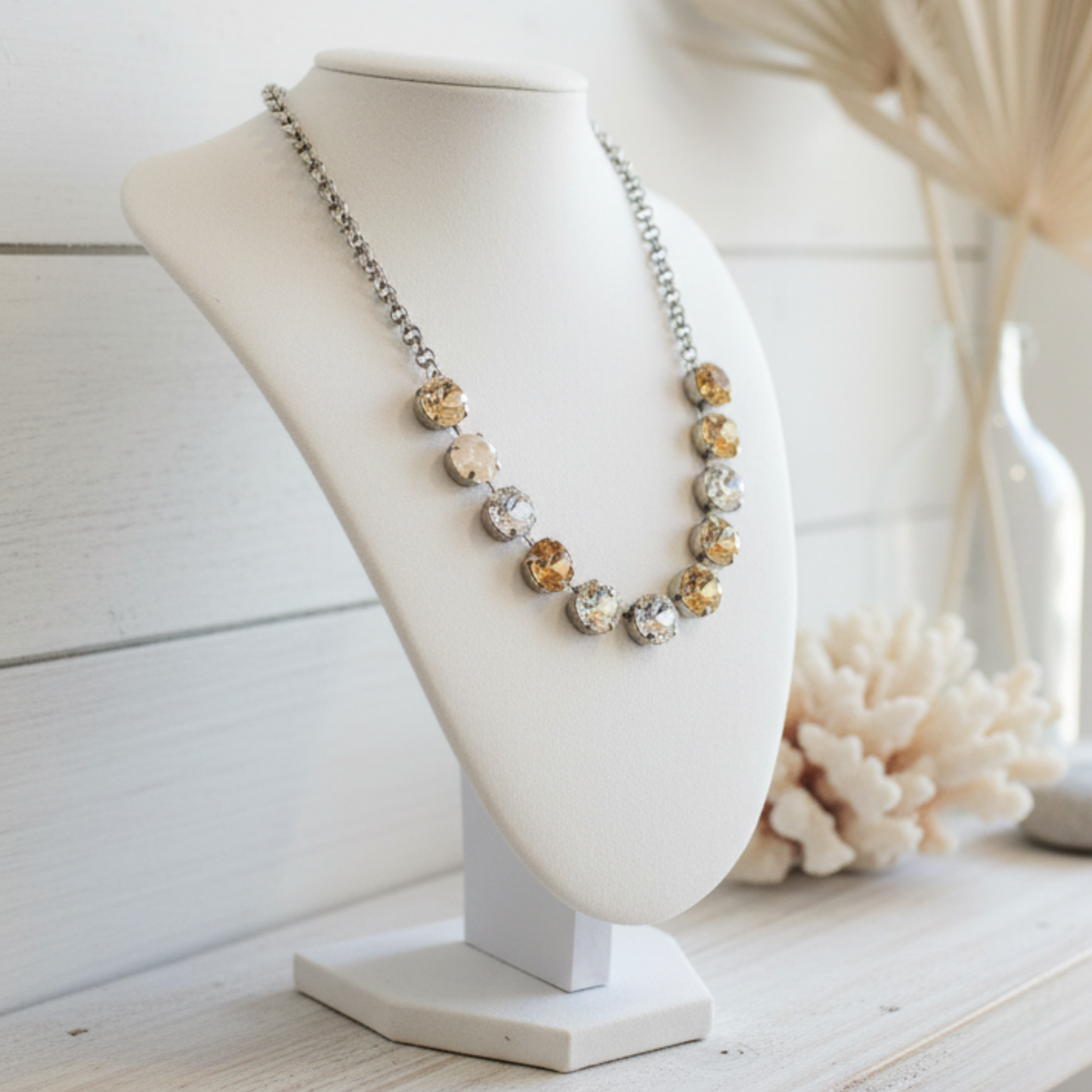 Crystal Necklace - Gilded N007