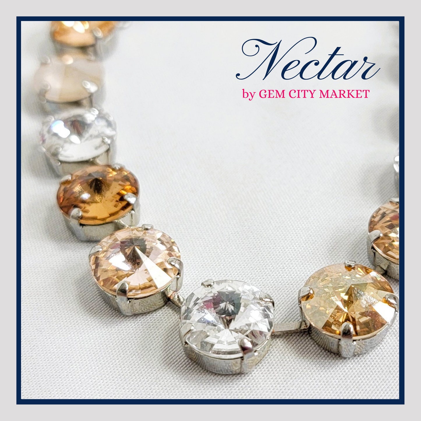 Crystal Necklace - Gilded N007