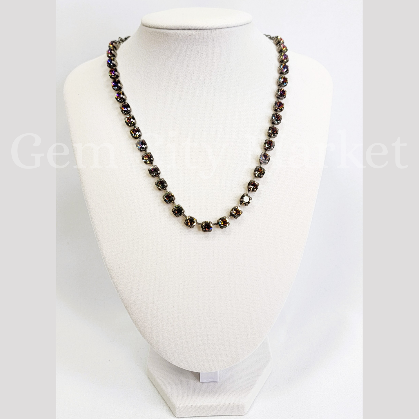 Crystal Necklace - Obsidian Kiss N013