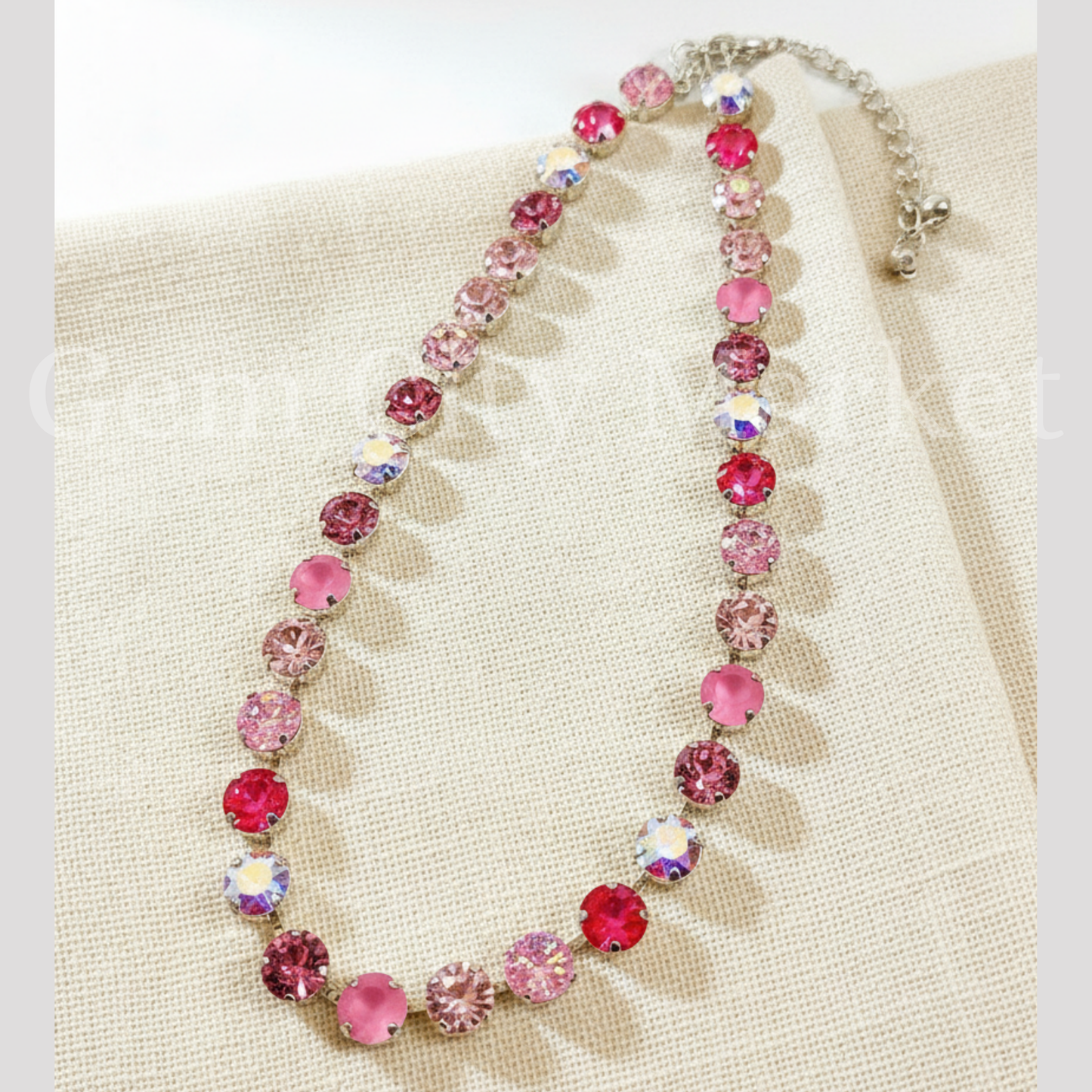 Crystal Necklace - Pretty in Pink N015