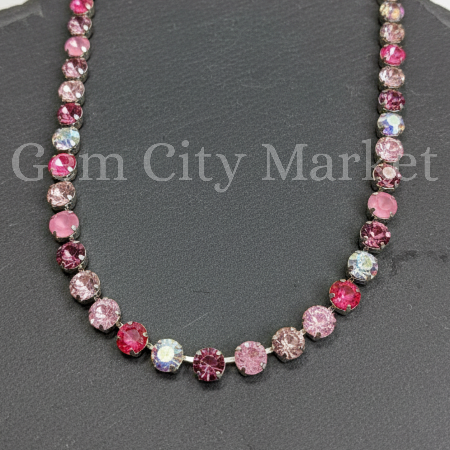 Crystal Necklace - Pretty in Pink N015