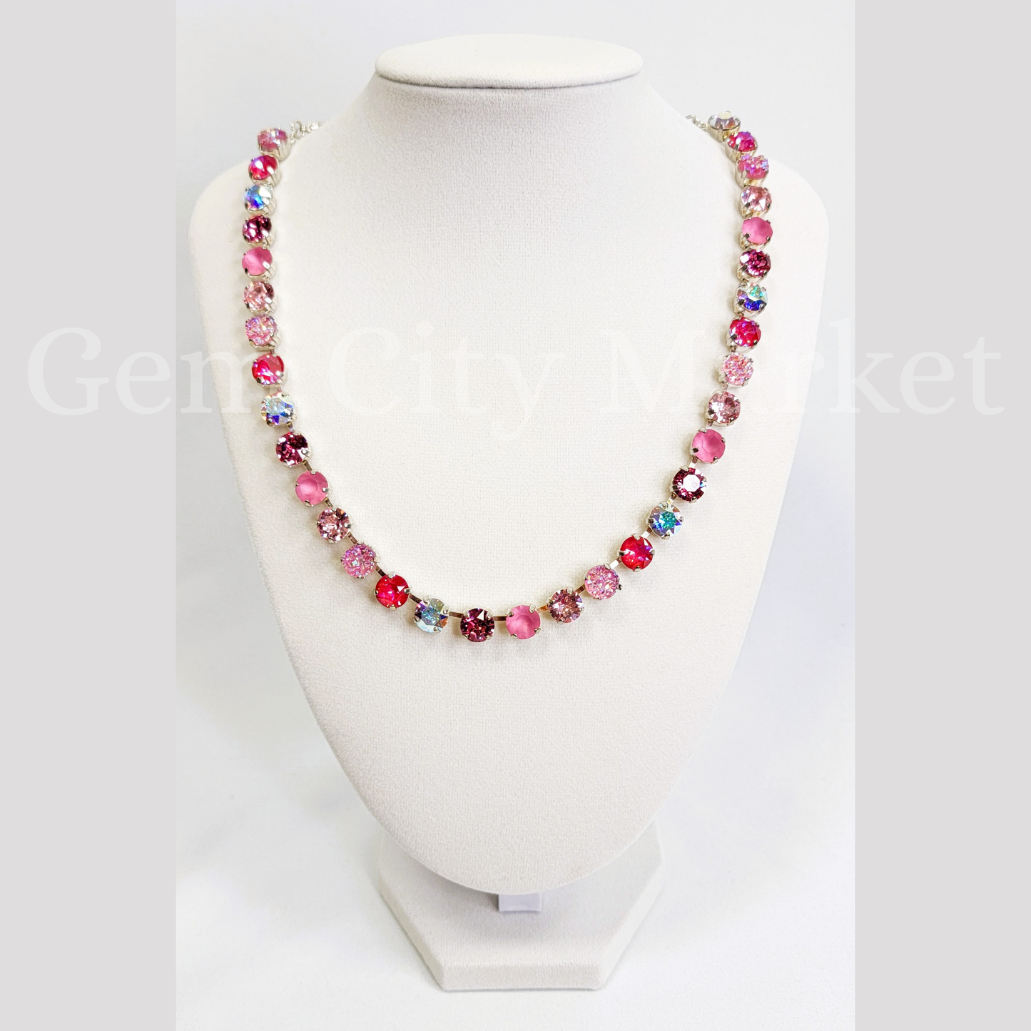 Crystal Necklace - Pretty in Pink N015