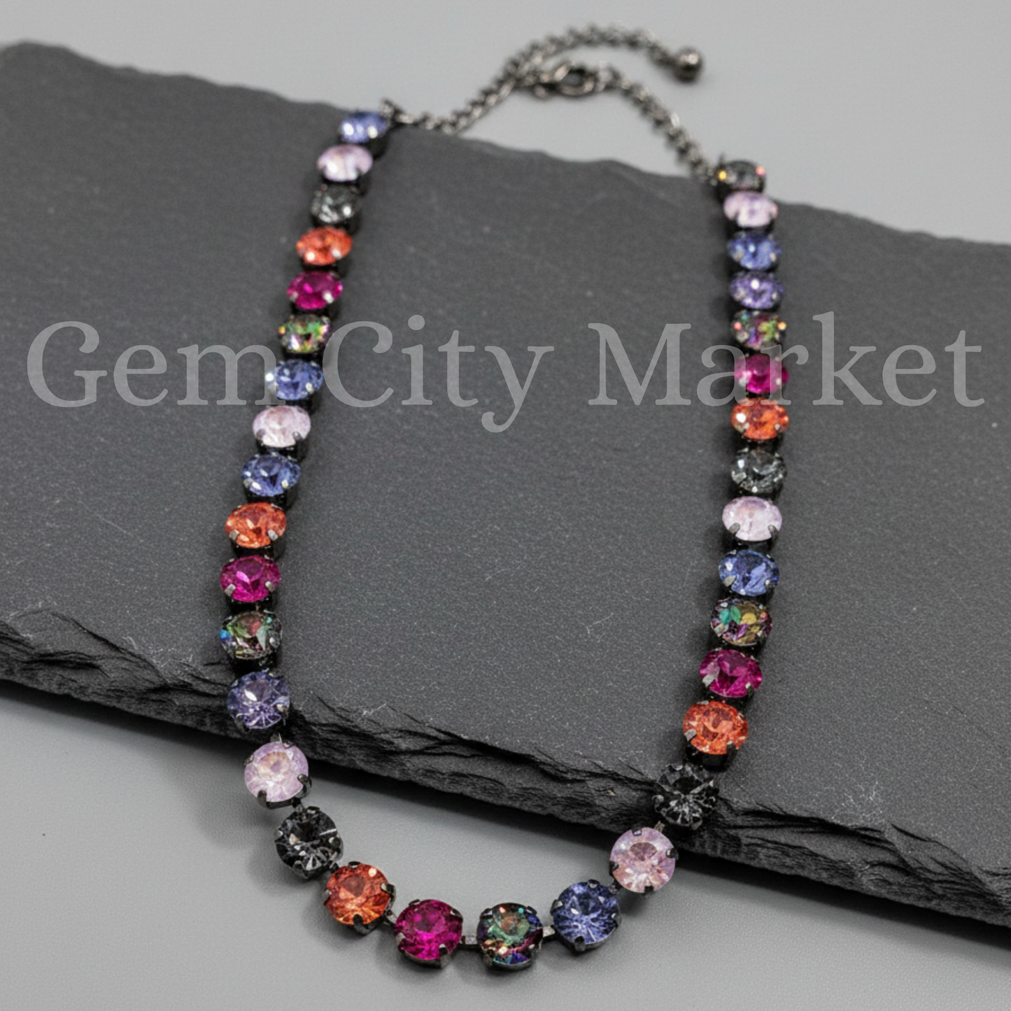Crystal Necklace - Cosmic Bloom N021
