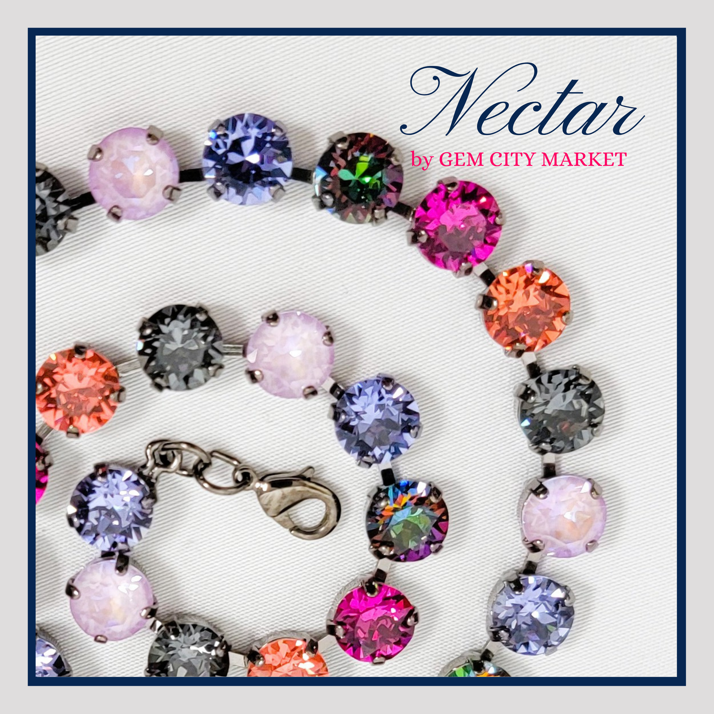 Crystal Necklace - Cosmic Bloom N021