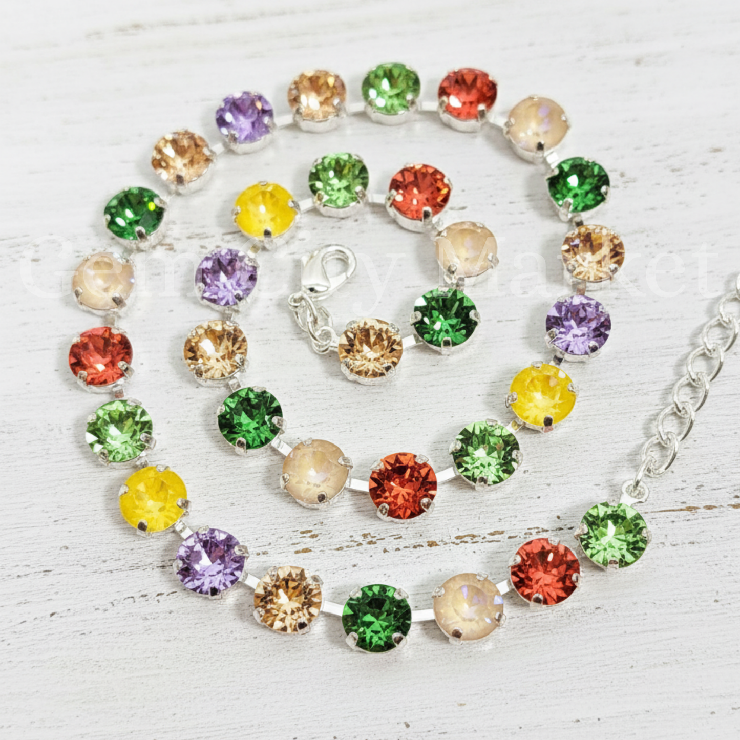 Crystal Necklace - Spring Fling N023