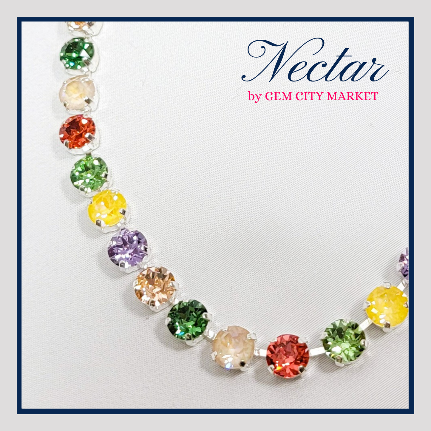 Crystal Necklace - Spring Fling N023