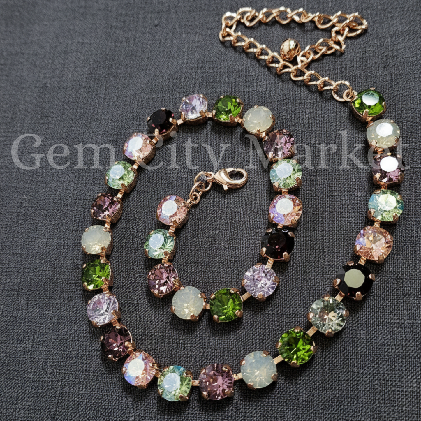 Crystal Necklace - Garden Party N027