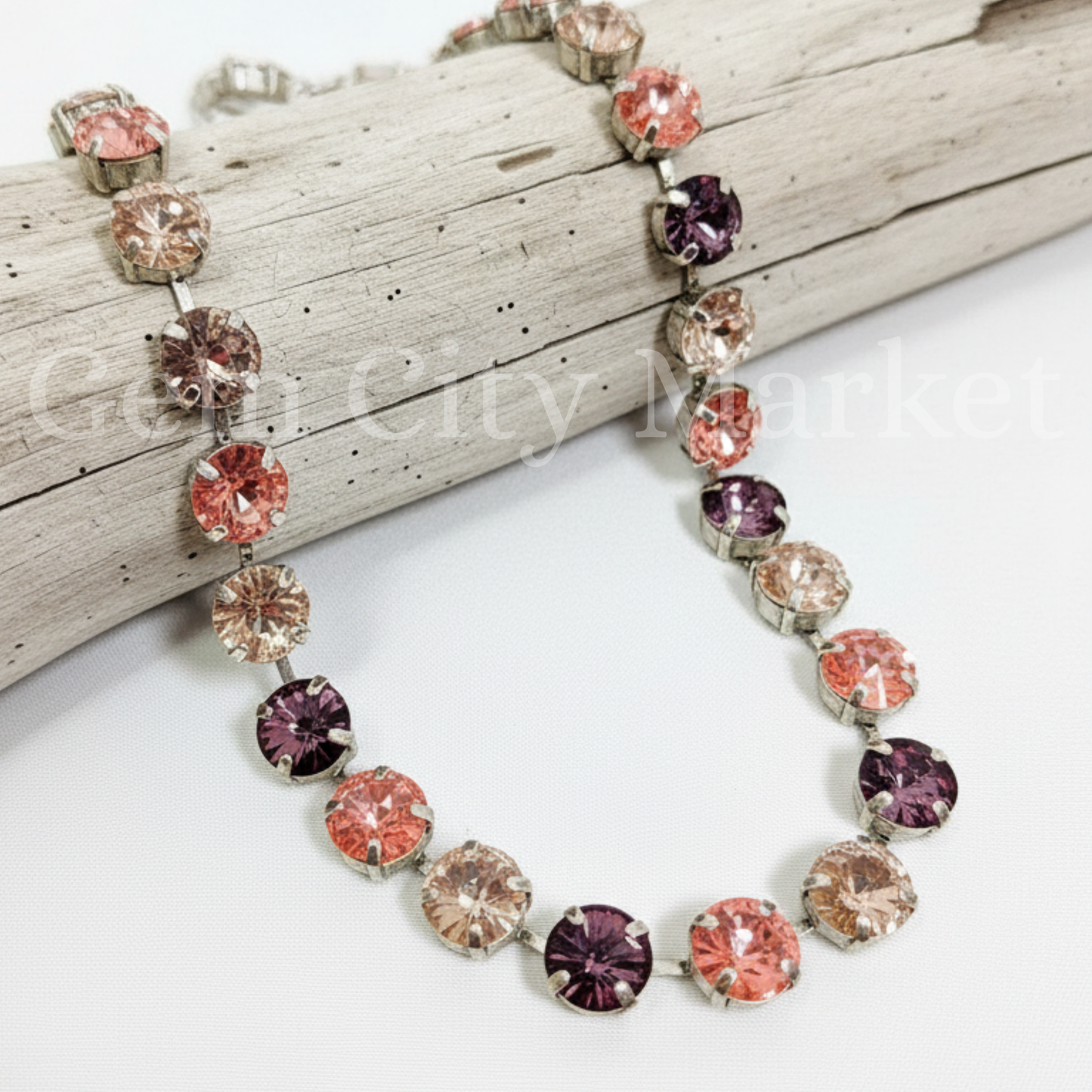 Crystal Necklace - Desert Rose N033