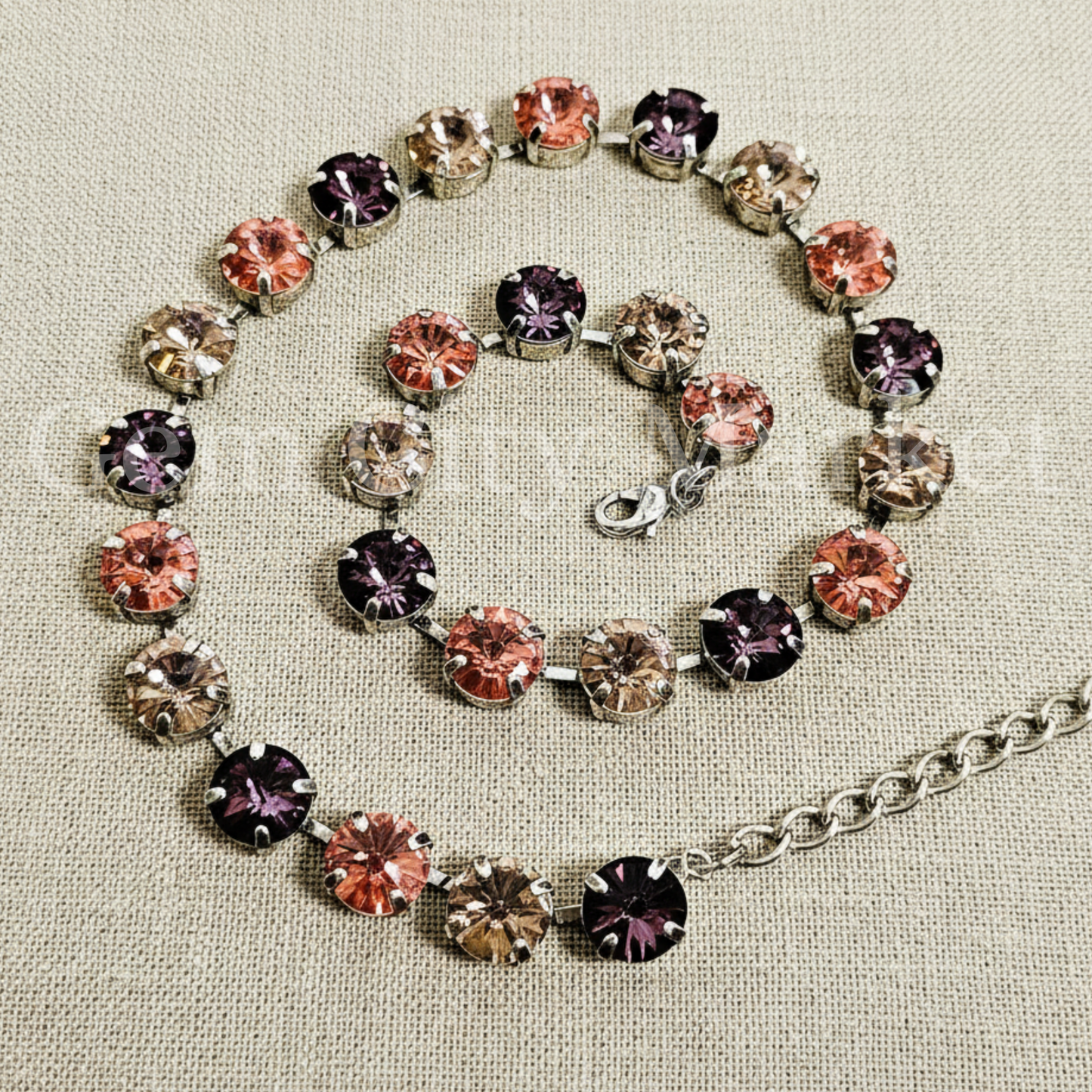 Crystal Necklace - Desert Rose N033