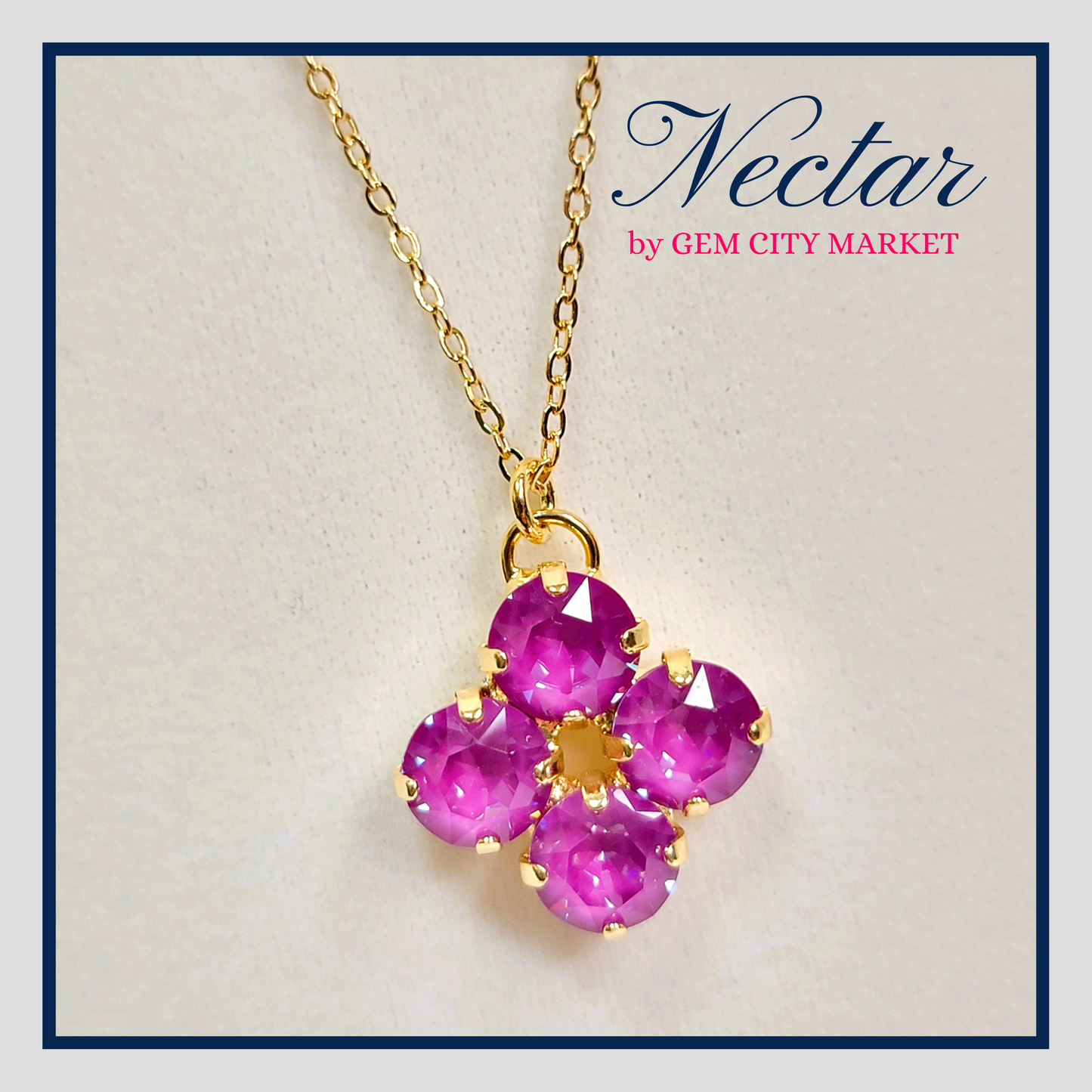 Crystal Set - Purple Clover Set N036