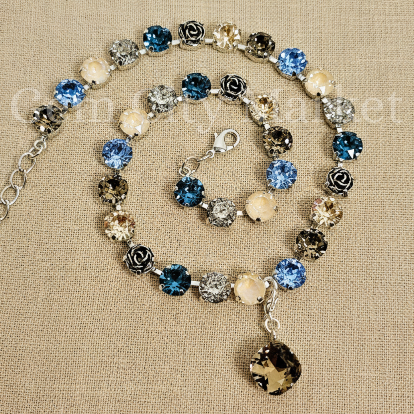 Crystal Set - Steel Rose Set N038