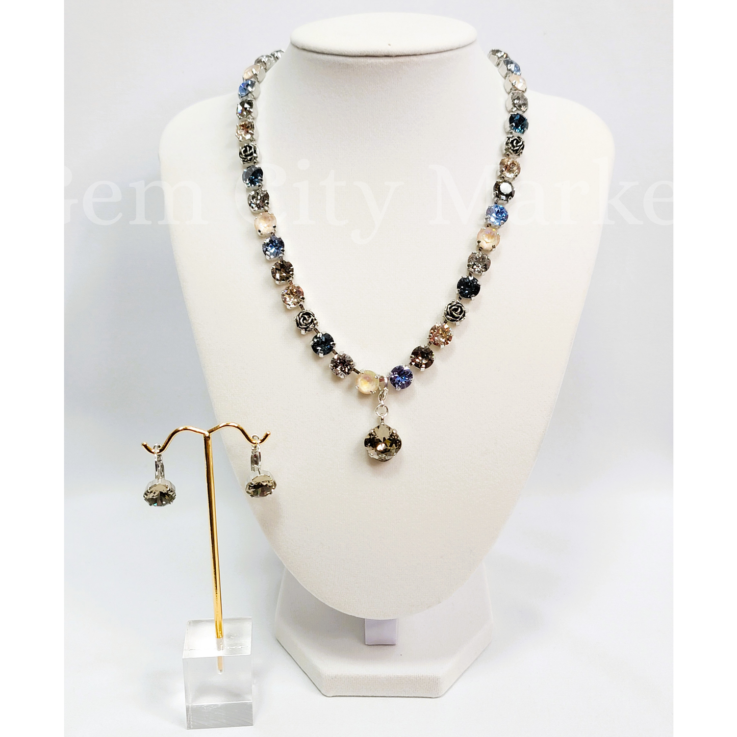 Crystal Set - Steel Rose Set N038