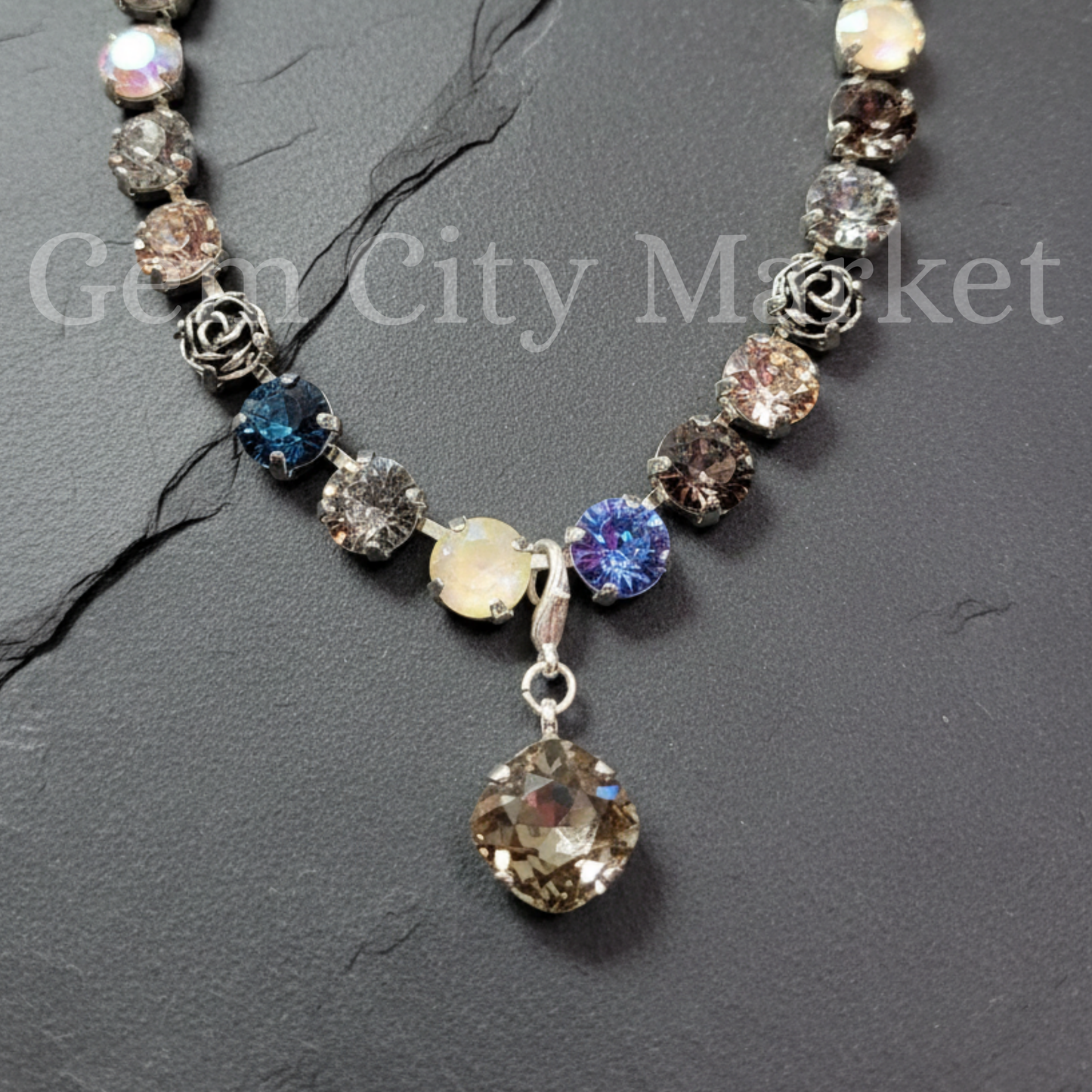 Crystal Set - Steel Rose Set N038