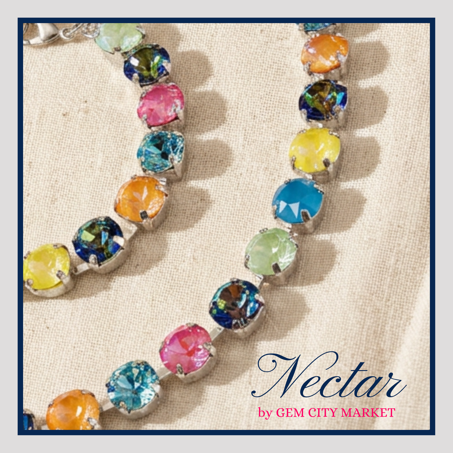 Crystal Necklace - Rainbow Reef N042