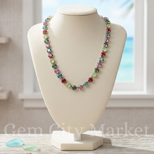 Crystal Necklace - Watermelon Sugar N044