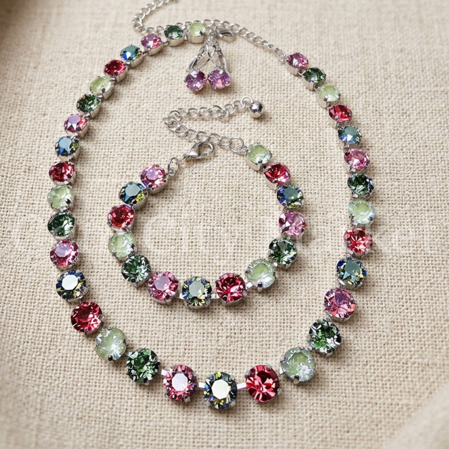 Crystal Necklace - Watermelon Sugar N044