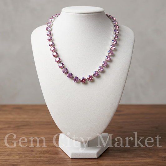 Crystal Necklace - Rose Moonlight N045