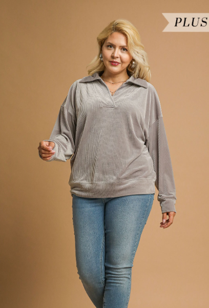 Soft Thermal Collared Top