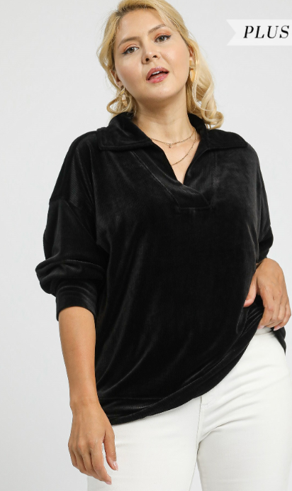 Soft Thermal Collared Top