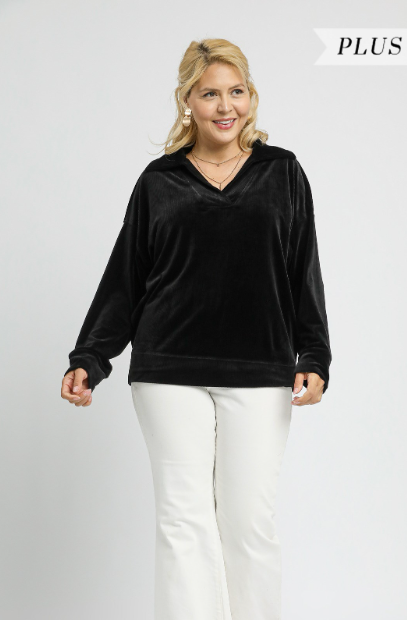 Soft Thermal Collared Top