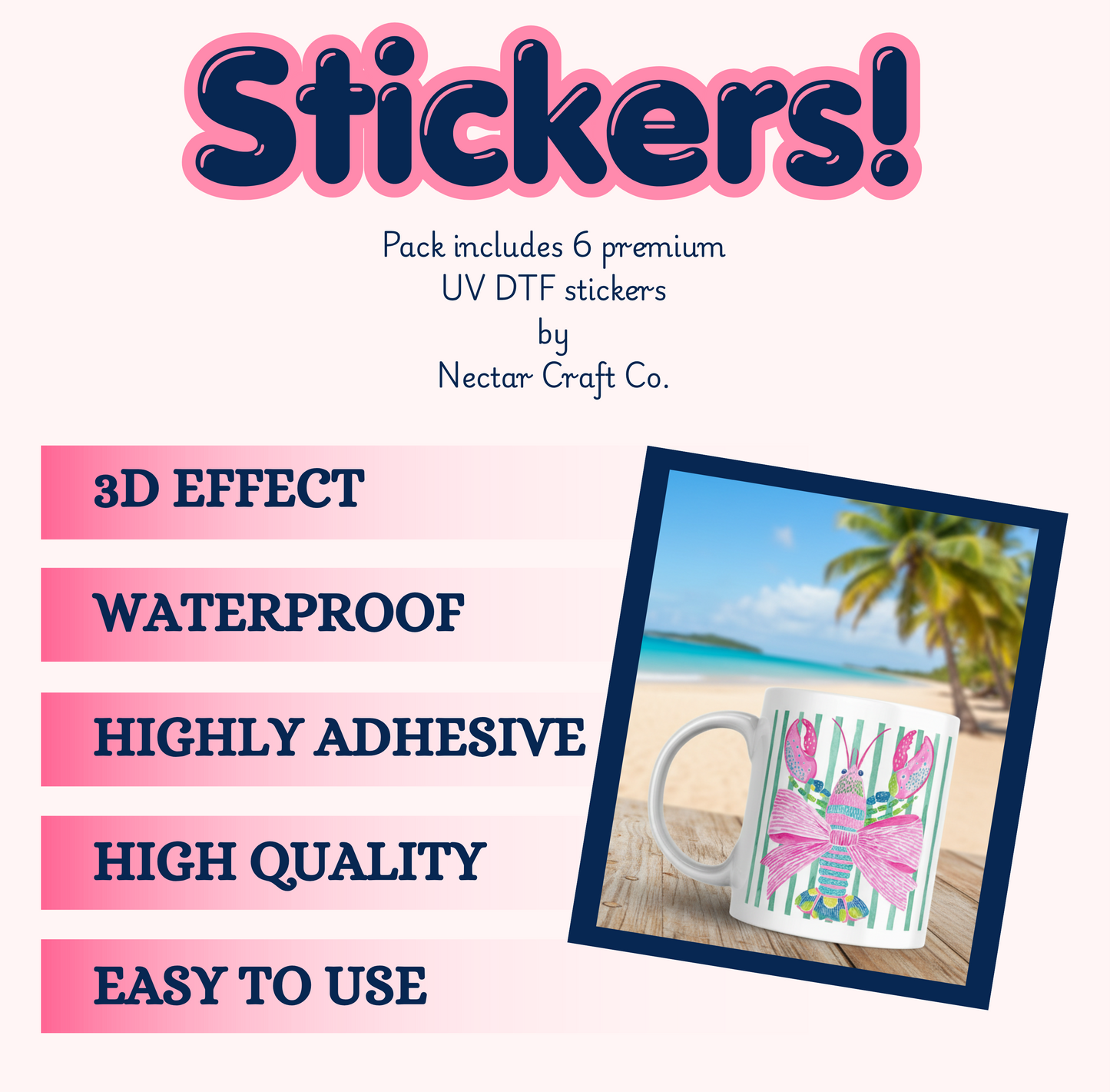 Sticker Pack - Pastel Sealife