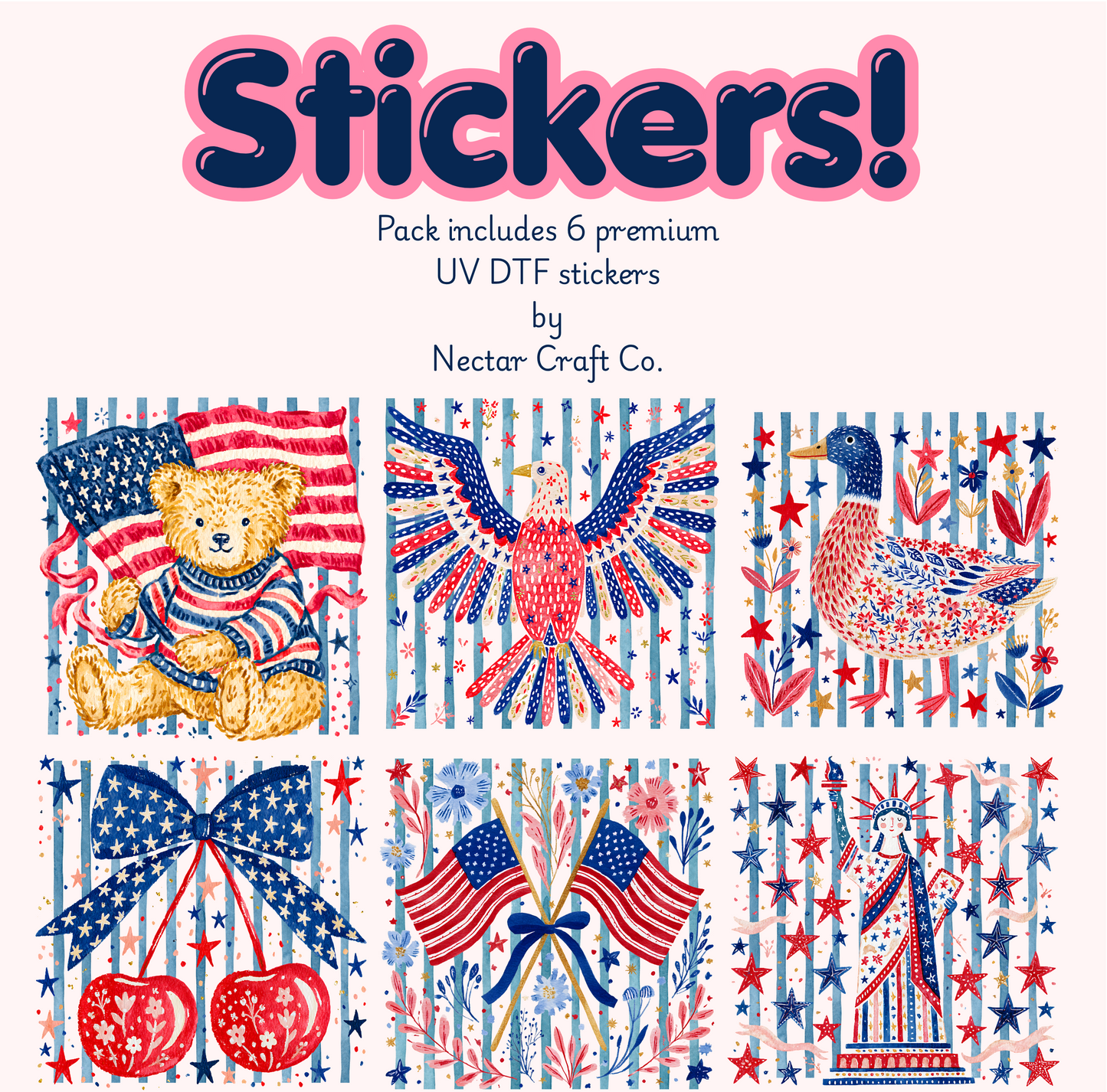 Sticker Pack - Patriotic