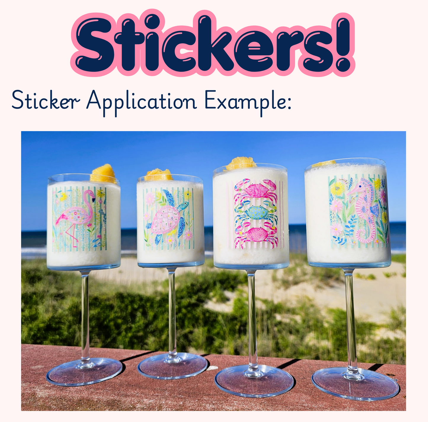 Sticker Pack - Pastel Sealife