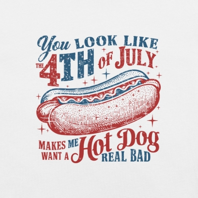 4th of July Hotdog T-shirt