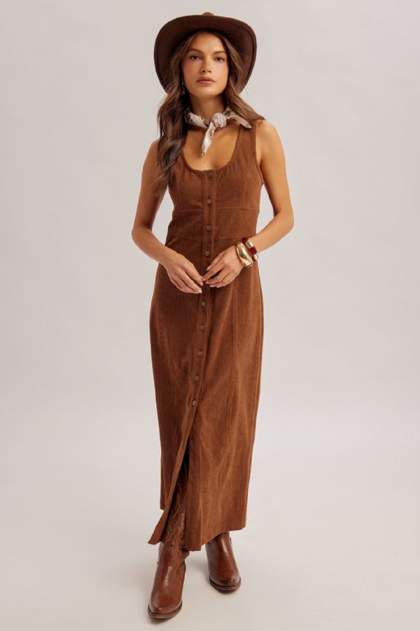 Corduroy Maxi Dress