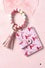 Beaded Bracelet Keychain Card Holder/Wallet