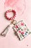 Beaded Bracelet Keychain Card Holder/Wallet