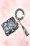 Beaded Bracelet Keychain Card Holder/Wallet