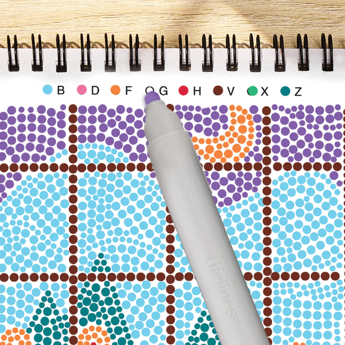 FlowArt-Dot By Letter - Snowed in